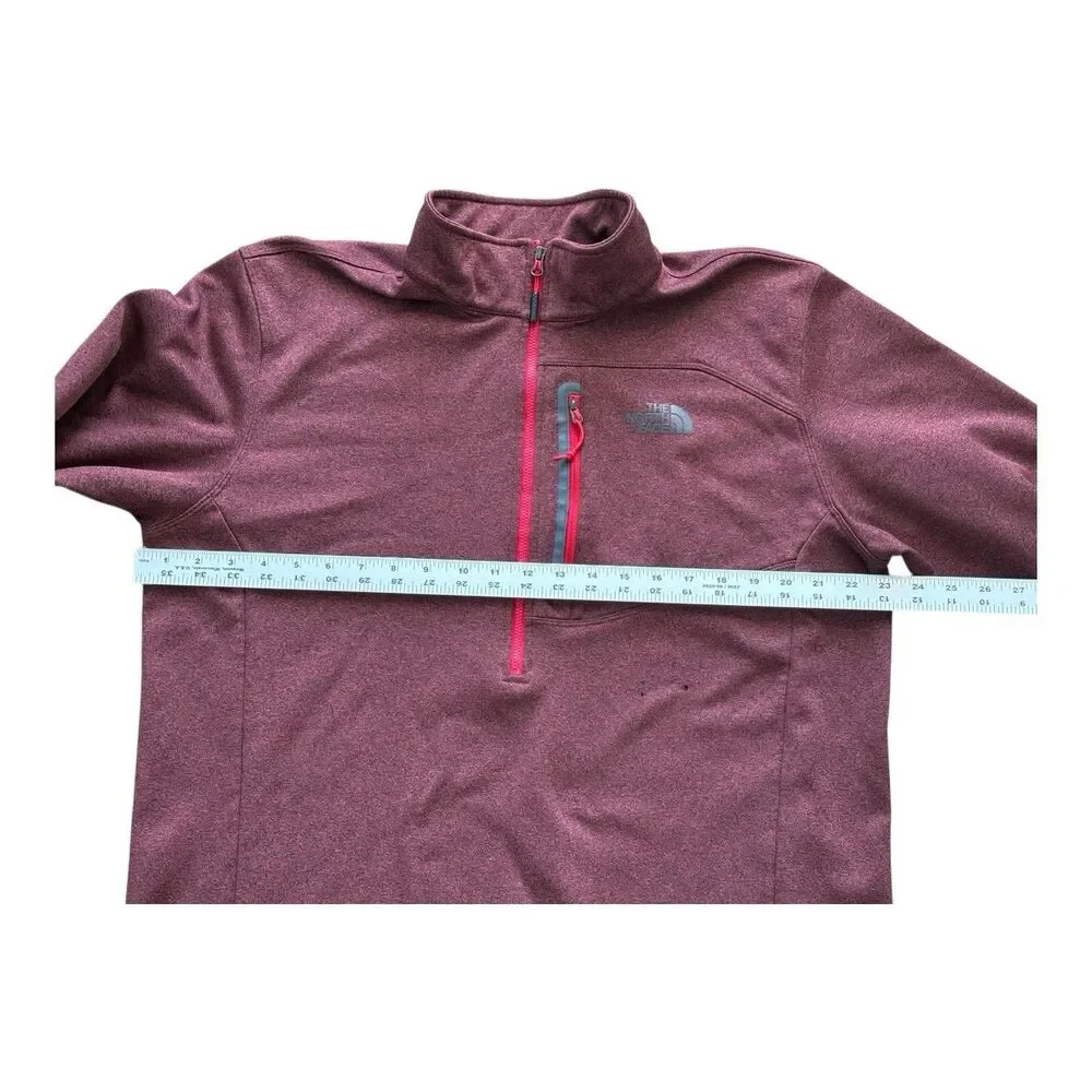 The North Face Men’s Red Half Zip Pullover Sweater XL